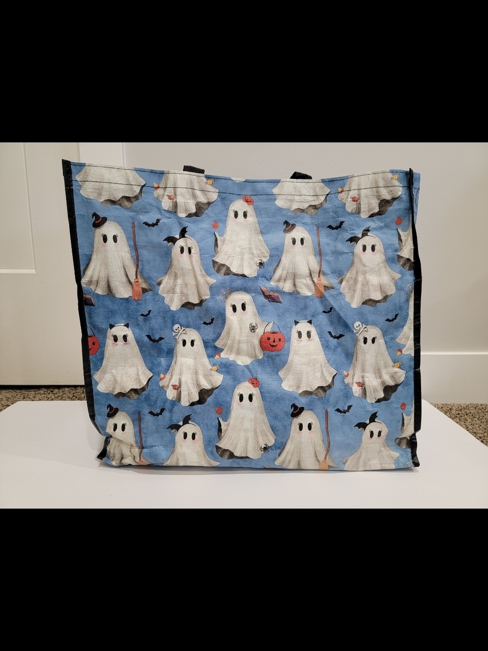 Marshalls Halloween Ghost Reusable Tote Bag